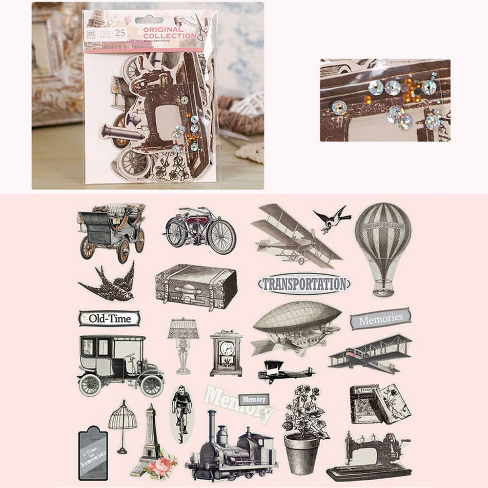 Ephemera Vintage Pack Scrapbooking Supplies Assorted Designs Cardstock EP1011 Sandxusa