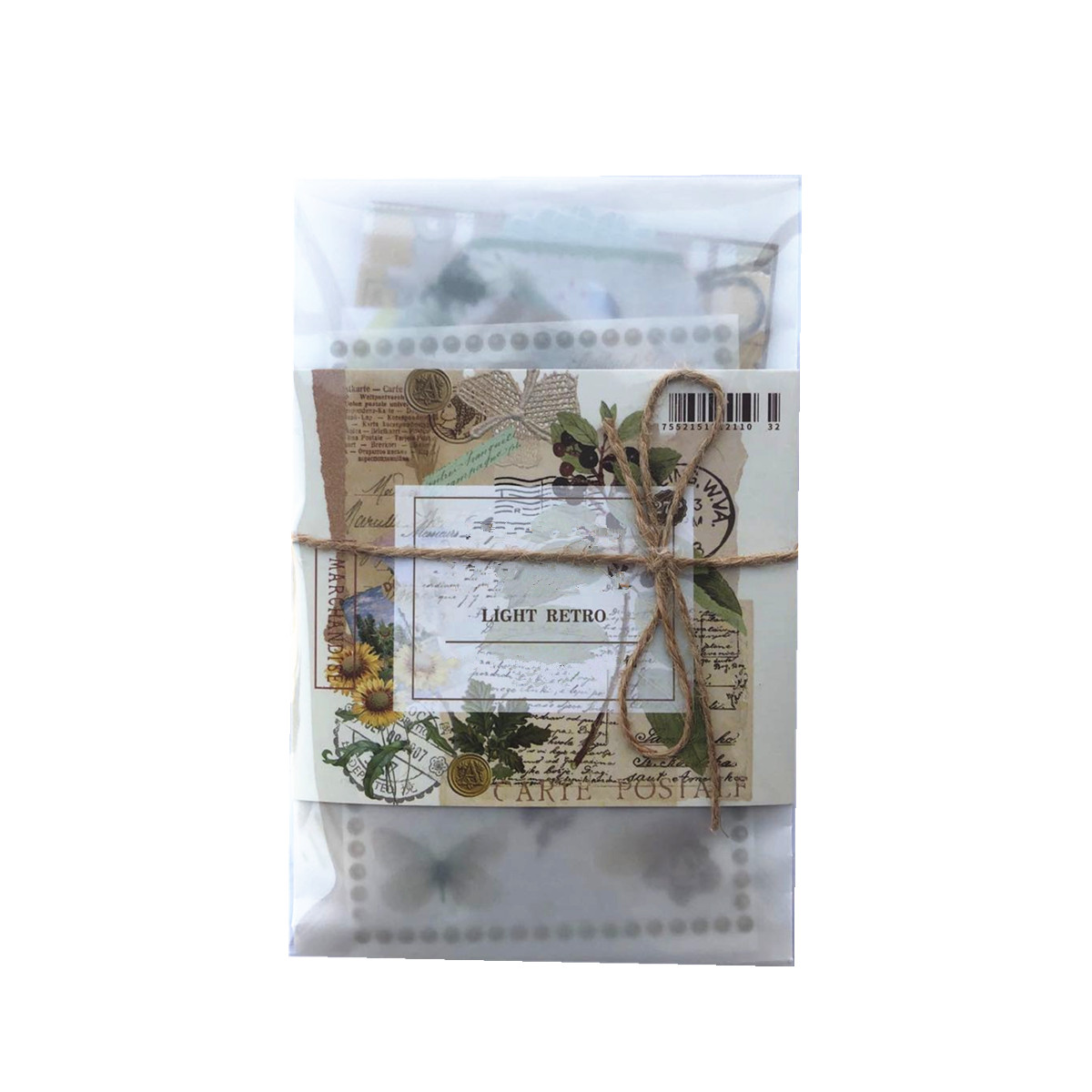 Retro girlish noble mirror memorial tags tape material for personal journal diy collection